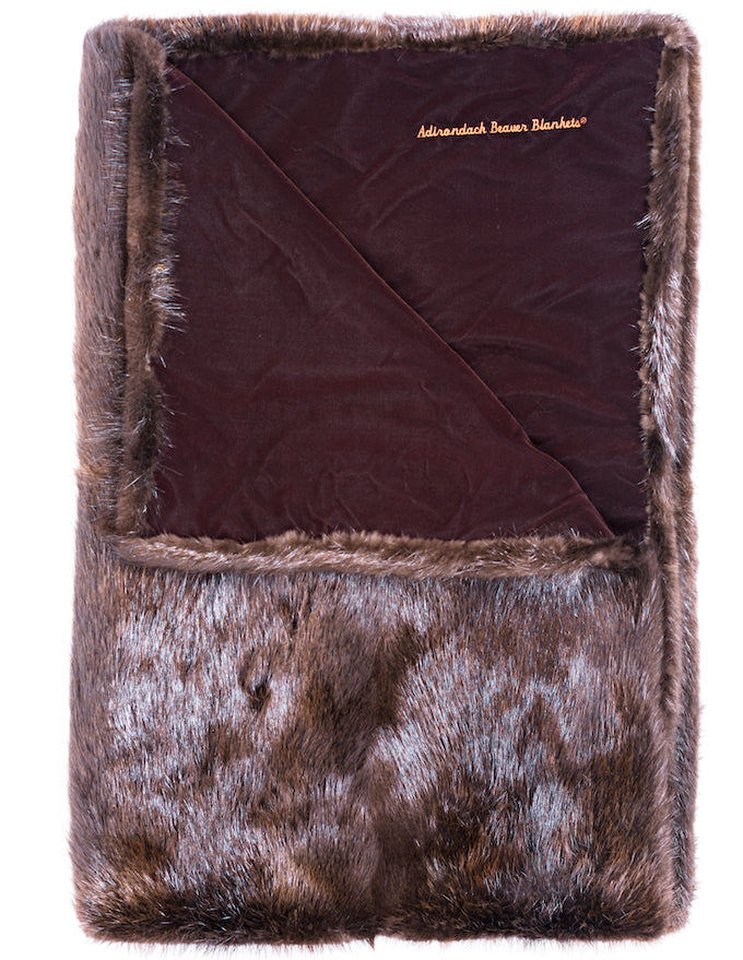 Full Fur Beaver Blanket