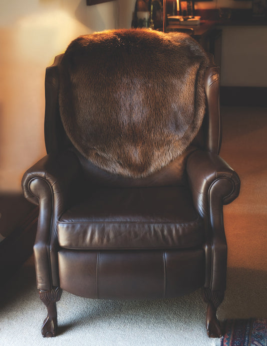 Sheared Fur Chair Cover