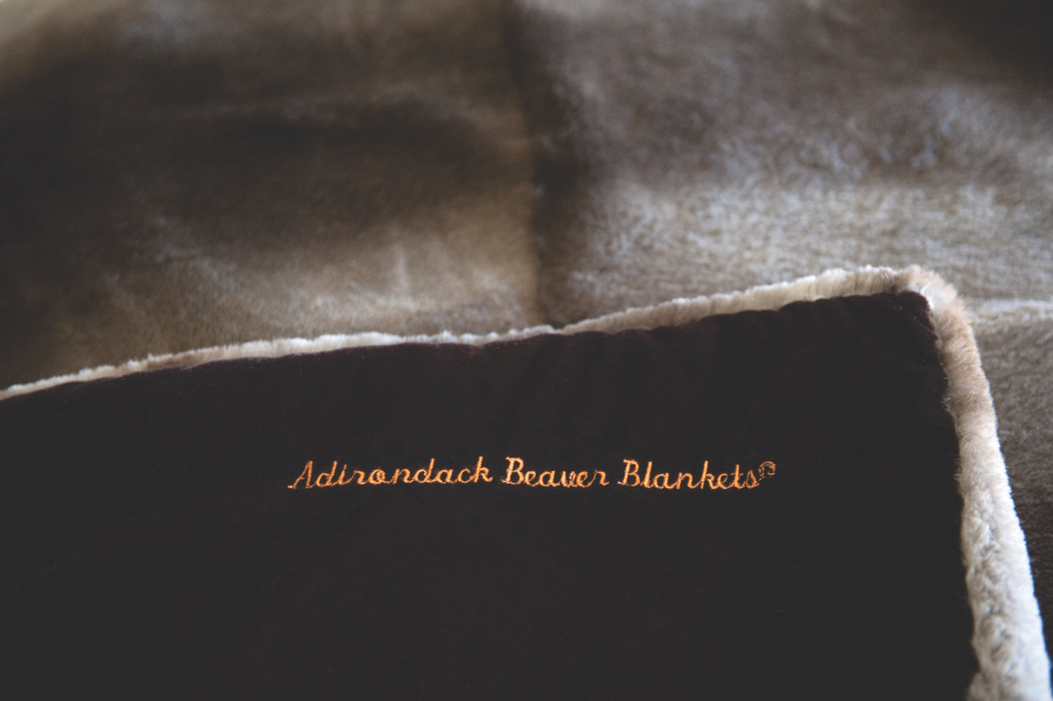 Custom Fur Blanket Embroidery