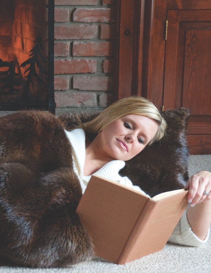 Full Fur Beaver Blanket