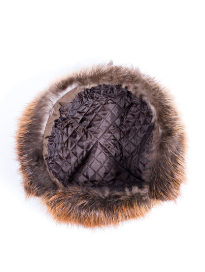 Beaver Full Fur Hat Interior