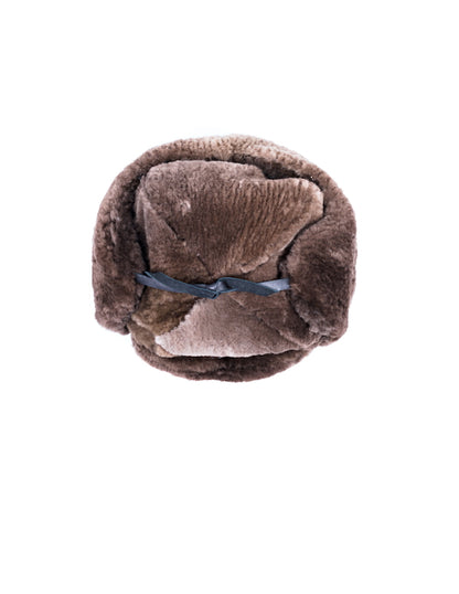 Sheared Beaver Fur Hat Top