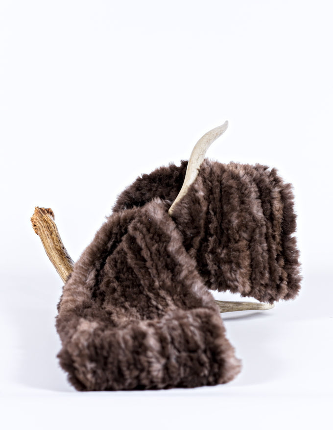 Sheared Beaver Infinity Scarf