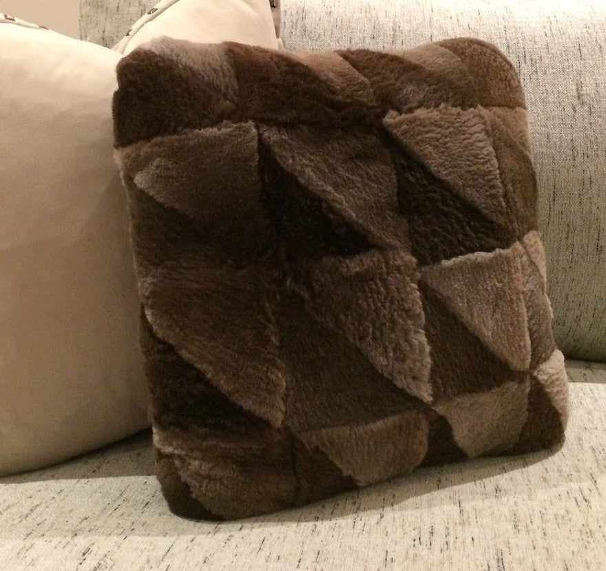 Patchwork Fur Pillow 