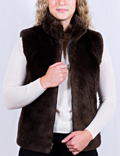Women's Custom Sheared Fur Vests