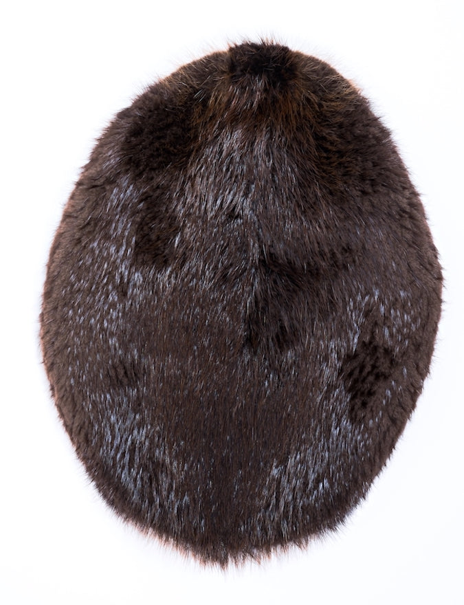 Beaver Full Fur Display Mat Front