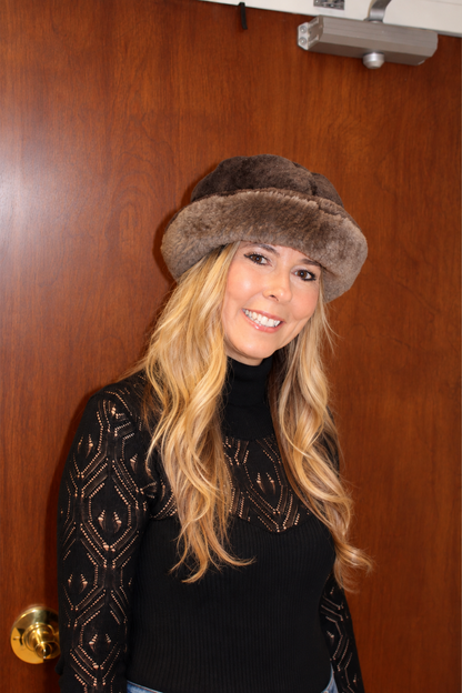 Sheared Beaver Bucket Hat