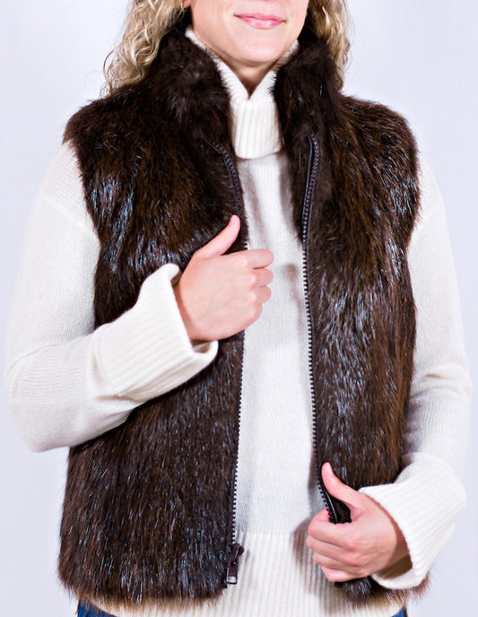 Women's Custom Full Fur Vests